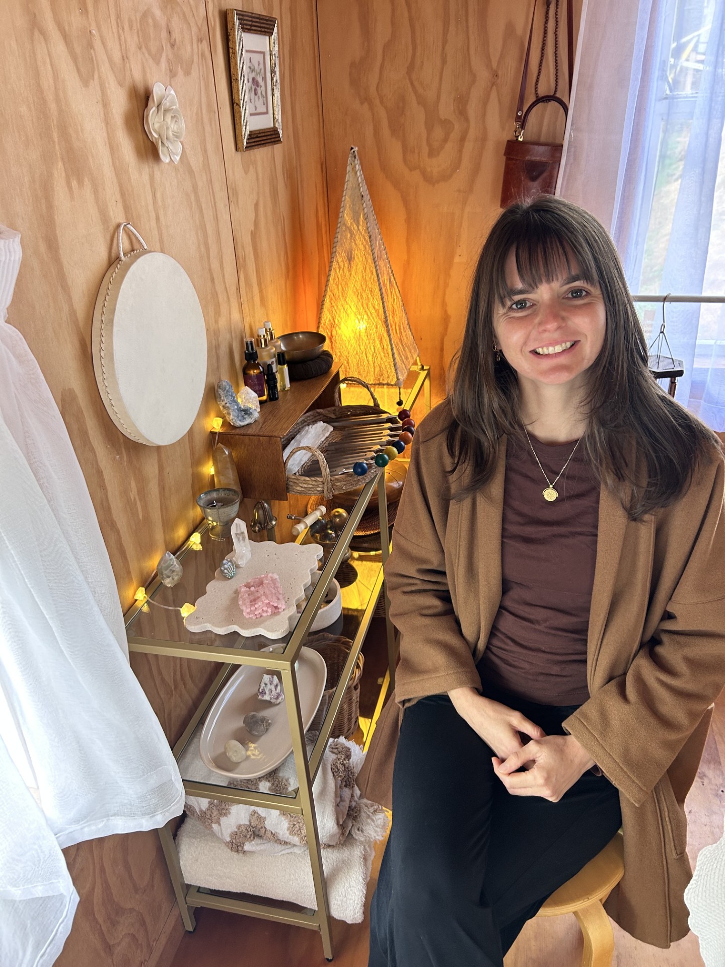 Kellie, sound therapy practitioner at the Recovery Pod